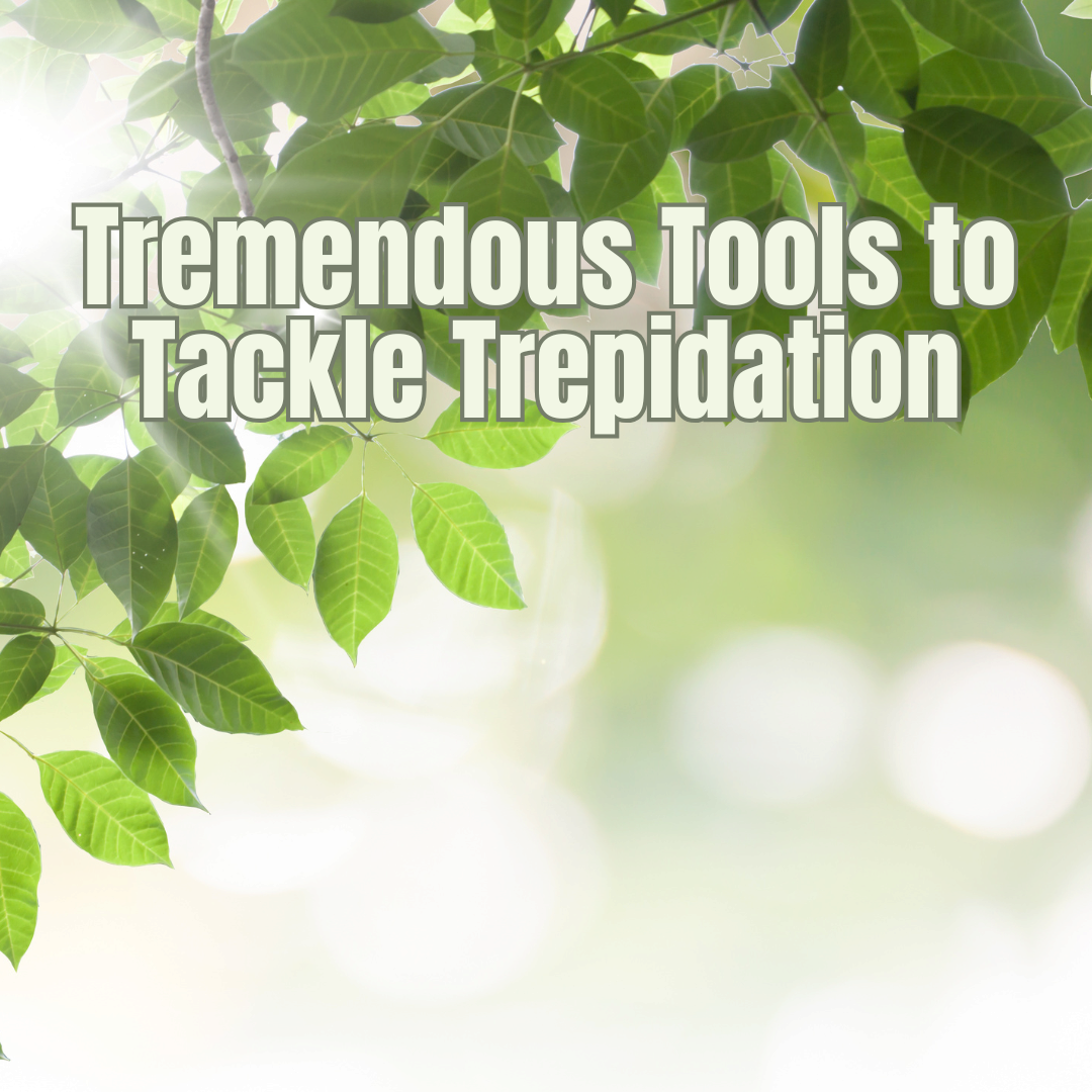 Tremendous Tools to Tackle Trepidation